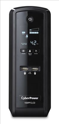 CyberPower CP1500PFCLCD uninterruptible power supply (UPS) Line-Interactive 1.5 kVA 900 W 10 AC outlet(s)1