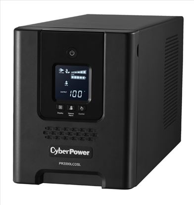 CyberPower PR3000LCDSL uninterruptible power supply (UPS) Line-Interactive 3 kVA 2700 W 7 AC outlet(s)1