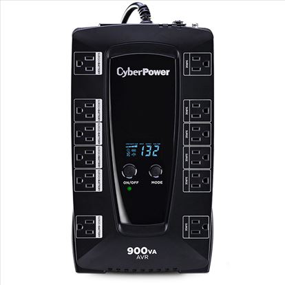 CyberPower AVRG900LCD uninterruptible power supply (UPS) Line-Interactive 0.9 kVA 480 W 12 AC outlet(s)1