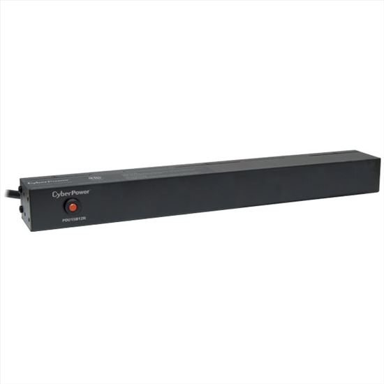 CyberPower PDU15B12R power distribution unit (PDU) 12 AC outlet(s) 1U Black1