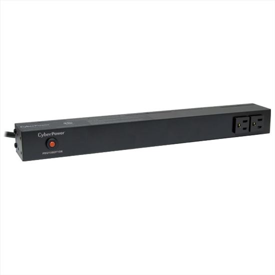 CyberPower PDU15B2F10R power distribution unit (PDU) 12 AC outlet(s) 1U Black1