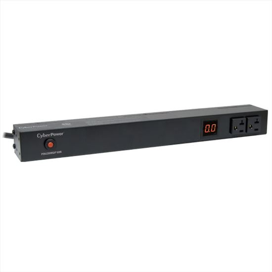 CyberPower PDU20M2F10R power distribution unit (PDU) 12 AC outlet(s) 1U Black1