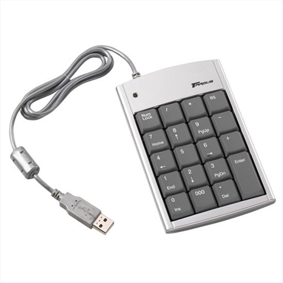 Targus Ultra Mini USB Keypad keyboard Silver1