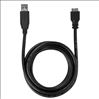 Targus ACC1005USZ USB cable 70.9" (1.8 m) USB 3.2 Gen 1 (3.1 Gen 1) USB A Micro-USB B Black1