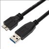 Targus ACC1005USZ USB cable 70.9" (1.8 m) USB 3.2 Gen 1 (3.1 Gen 1) USB A Micro-USB B Black3