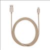 Picture of Targus iStore mobile phone cable Gold 47.2" (1.2 m) USB A Lightning