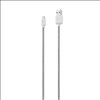 Picture of Targus iStore mobile phone cable Black, White 47.2" (1.2 m) USB A Lightning