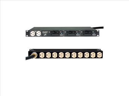 Eaton TPC4100-A2 power distribution unit (PDU) 12 AC outlet(s) 1U Black1