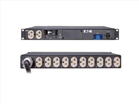 Eaton T982A2-N-SS-115 power distribution unit (PDU) 12 AC outlet(s) 1U Black1