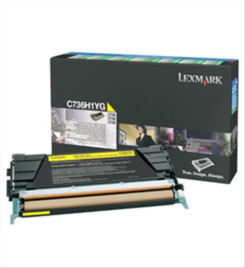 Lexmark C736H1YG toner cartridge 1 pc(s) Original Yellow1