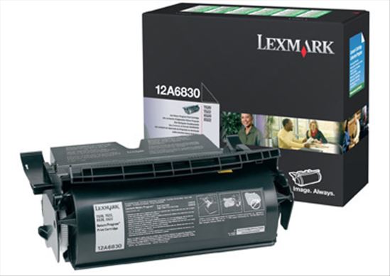 Lexmark 12A6830 toner cartridge 1 pc(s) Original Black1
