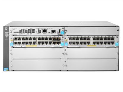 Hewlett Packard Enterprise 5406R 44GT PoE+ & 4-port SFP+ (No PSU) v3 zl2 Managed L3 Gigabit Ethernet (10/100/1000) Power over Ethernet (PoE) 4U Gray1