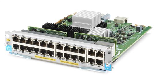 Hewlett Packard Enterprise Aruba 20-port 10/100/1000BASE-T PoE+ / 4-port 1/2.5/5/10GBASE-T PoE+ MACsec v3 zl2 network switch module1