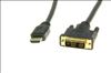 Rocstor Y10C160-B1 video cable adapter 70.9" (1.8 m) HDMI Type A (Standard) DVI-D Black1