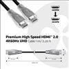 CLUB3D Premium High Speed HDMI™ 2.0 4K60Hz UHD Cable 1 m/ 3.28 ft Certified3