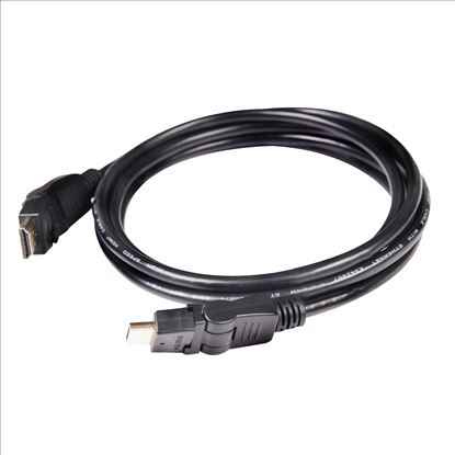 CLUB3D HDMI 2.0 4K60Hz UHD 360 Degree Rotary cable 2m/6.74ft1