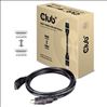 CLUB3D HDMI 2.0 4K60Hz UHD 360 Degree Rotary cable 2m/6.74ft4