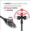 CLUB3D HDMI 2.0 4K60Hz UHD 360 Degree Rotary cable 2m/6.74ft6