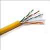Weltron 1000ft Cat5e 350MHz UTP networking cable Yellow 12000" (304.8 m) U/UTP (UTP)1