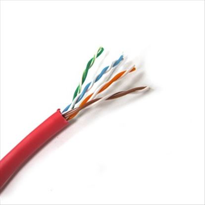 Weltron 1000ft Cat5e UTP networking cable Red 12000" (304.8 m) U/UTP (UTP)1