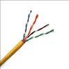 Weltron 1000ft Cat5e UTP networking cable Yellow 12000" (304.8 m) U/UTP (UTP)1