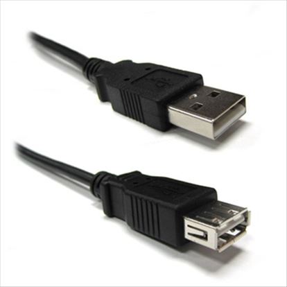 Weltron 15ft USB cable 179.9" (4.57 m) USB 2.0 USB A Black1