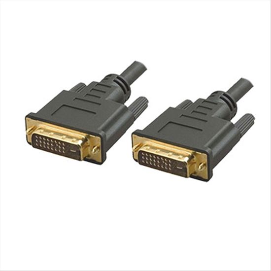 Weltron 91-810-5M DVI cable 196.9" (5 m) DVI-D Black1