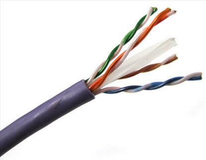 Weltron 1000 ft. CAT6 550 MHz UTP networking cable Purple 12000" (304.8 m) U/UTP (UTP)1