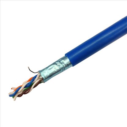 Weltron T2404L6A-SH-BL networking cable Blue 12000" (304.8 m) Cat6a F/UTP (FTP)1