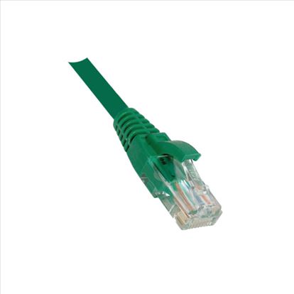 Weltron 1FT, Cat6, Rj-45/Rj45, Male/Male, Snagless Patch Cable networking cable Green 12" (0.305 m) U/UTP (UTP)1