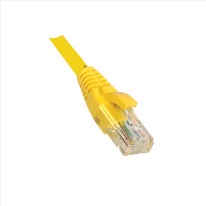 Weltron 1FT, Cat6, Rj-45/Rj45, Male/Male, Snagless Patch Cable networking cable Yellow 12" (0.305 m) U/UTP (UTP)1