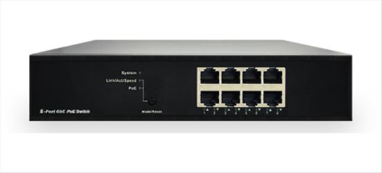 Weltron 94-1510PF network switch Managed L2 Gigabit Ethernet (10/100/1000) Power over Ethernet (PoE) Black1