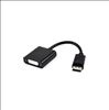 Picture of Weltron 91-728 video cable adapter DisplayPort DVI Black