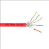 Picture of Weltron T2404L6A-PASH-RD networking cable Red 12000" (304.8 m) Cat6a F/UTP (FTP)