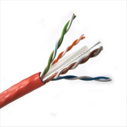 Weltron 1000ft Cat6 550MHz UTP networking cable Orange 12000" (304.8 m) U/UTP (UTP)1