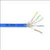 Weltron T2404L6A-PASH-BL networking cable Blue 12000" (304.8 m) Cat6a F/UTP (FTP)1