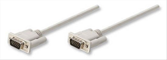 Manhattan 3m HD15 Cable VGA cable 118.1" (3 m) VGA (D-Sub) White1