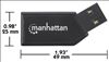 Manhattan 101677 card reader USB 2.0 Black3