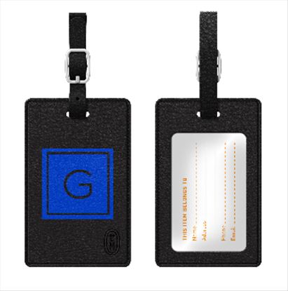 Centon TAGV1BLK-M06M-G identity badge/badge holder Leather 1 pc(s)1