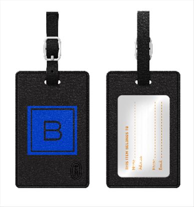 Centon TAGV1BLK-M06M-B identity badge/badge holder Leather 1 pc(s)1