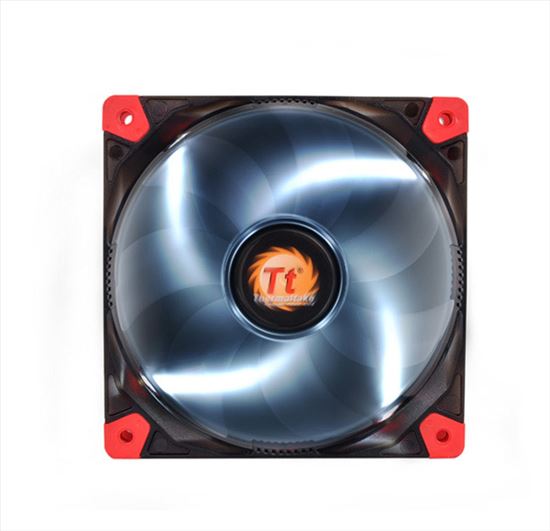 Thermaltake Luna 12 LED White Computer case Fan 4.72" (12 cm) Black, Red, Transparent1
