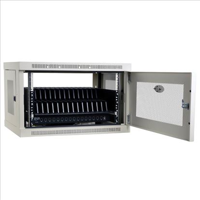 Tripp Lite CS16USBW portable device management cart/cabinet Portable device management cabinet White1