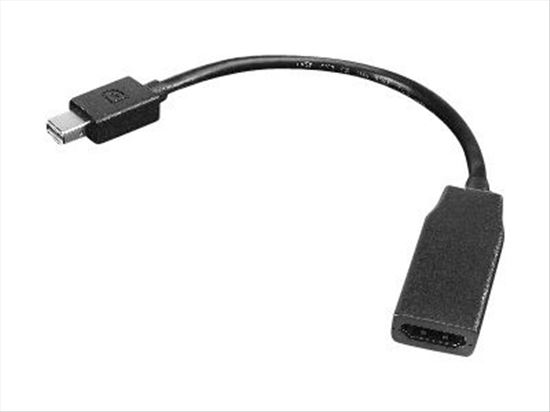 Lenovo 0B47089 video cable adapter 7.87" (0.2 m) Mini DisplayPort HDMI Black1