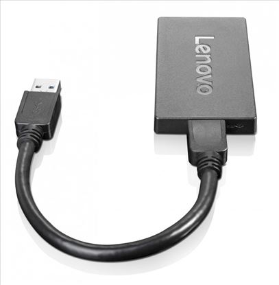 Lenovo 4X90J31021 USB graphics adapter 3840 x 2160 pixels Black1
