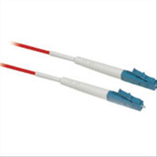 C2G 3m LC/LC Simplex 9/125 Single-Mode Fiber Patch Cable - Red fiber optic cable 118.1" (3 m)1