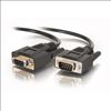 C2G 3ft DB9 M/F Extension Cable - Black serial cable 11.8" (0.3 m)1