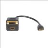 StarTech.com HDMISPL1DH video cable adapter 11.8" (0.3 m) HDMI HDMI + DVI-D Black1