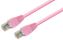 Picture of C2G Cat6, 25ft networking cable Pink 295.3" (7.5 m)