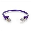 C2G 1ft Cat6 networking cable Purple 11.8" (0.3 m) S/FTP (S-STP)1