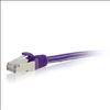 C2G 1ft Cat6 networking cable Purple 11.8" (0.3 m) S/FTP (S-STP)3